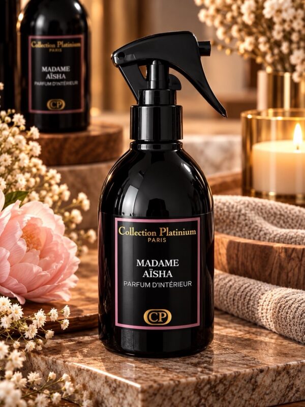 Parfum d’intérieur Madame Aïsha – Collection Platinum Paris
