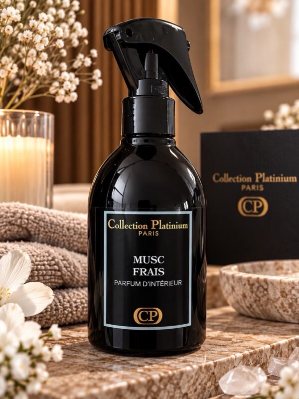 Parfum d’intérieur Musc Frais – Collection Platinum Paris